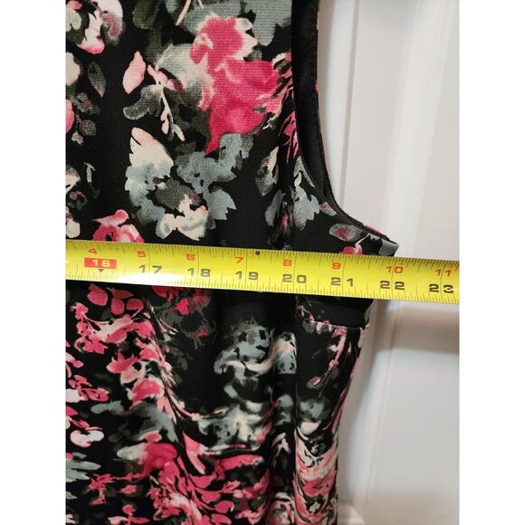 Cato Sheath Dress Womens 18/20 W Floral Colorful Spring Business Sleeveless - Picture 5 of 8